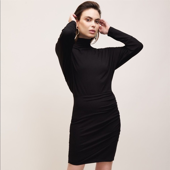 BNWT MOCK NECK DYNAMITE DRESS XXS - Picture 4 of 4